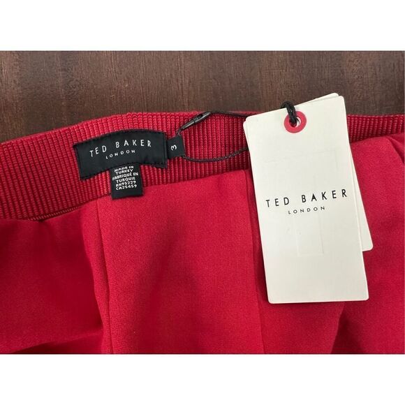 NWT Ted Baker BEVIS High Waisted Exaggerated Kickflare Trouser - Picture 5 of 16